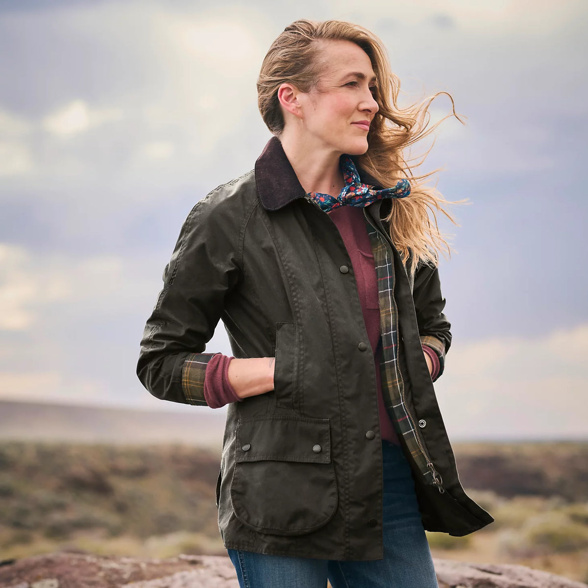 Barbour® Women's Classic Beadnell Jacket - Orvis New