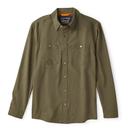 Men's Tech Chambray Long-Sleeve Work Shirt - Orvis Quality
