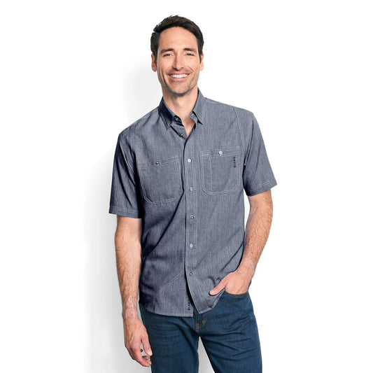 Men's Tech Chambray Short-Sleeve Work Shirt - Orvis Latest