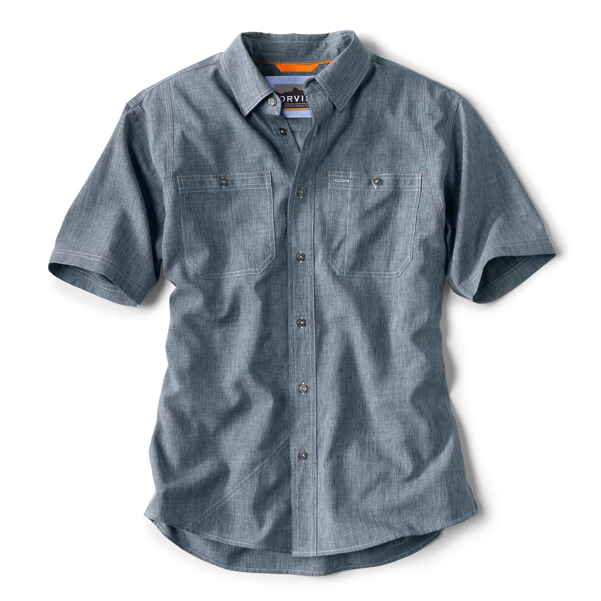 Men's Tech Chambray Short-Sleeve Work Shirt - Orvis Latest