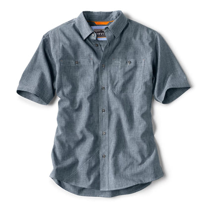 Men's Tech Chambray Short-Sleeve Work Shirt - Orvis Latest