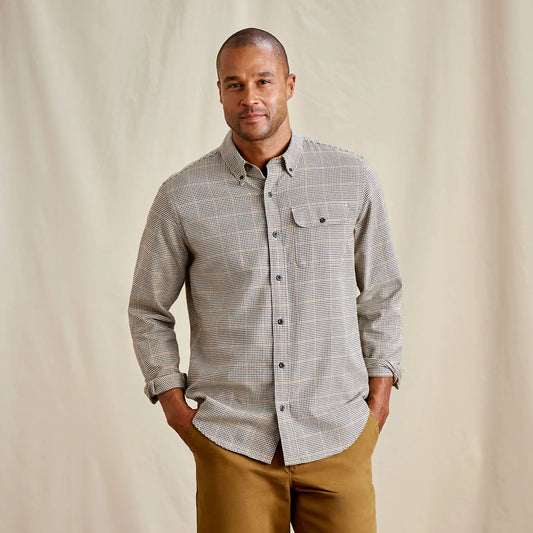 Spencer Houndstooth Pure Cotton Long-Sleeve Shirt - Orvis Premium