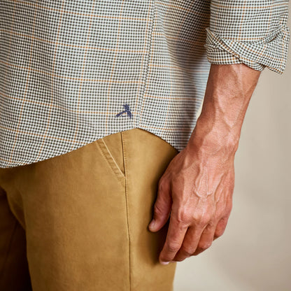 Spencer Houndstooth Pure Cotton Long-Sleeve Shirt - Orvis Premium