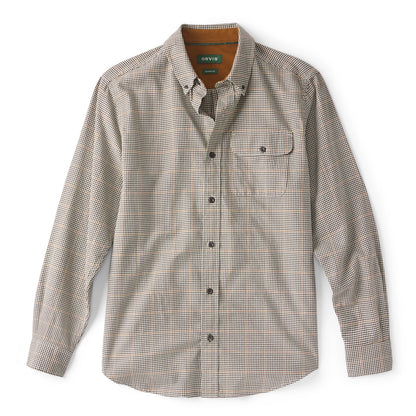 Spencer Houndstooth Pure Cotton Long-Sleeve Shirt - Orvis Premium