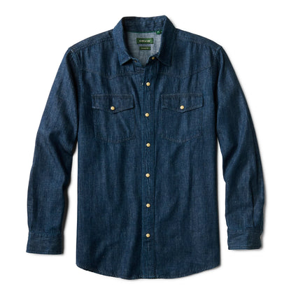 Denim Long-Sleeve Western Shirt - Orvis Deals