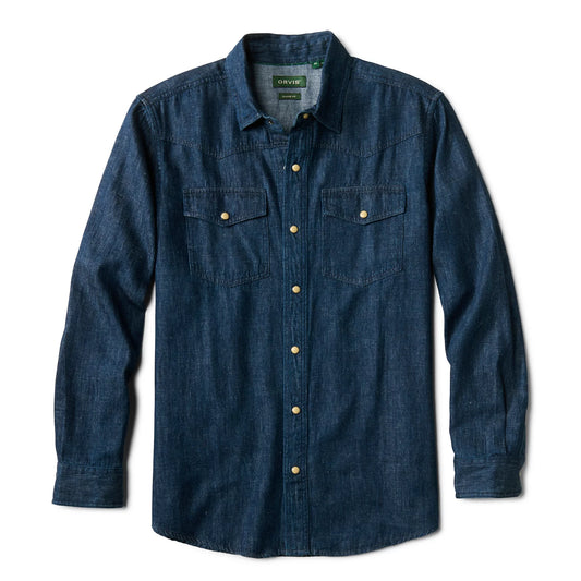 Denim Long-Sleeve Western Shirt - Orvis Deals