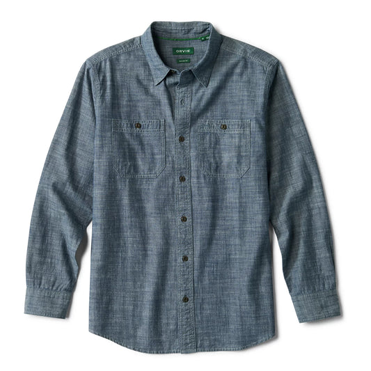 Men's Chambray Long-Sleeve Work Shirt - Orvis Best Price