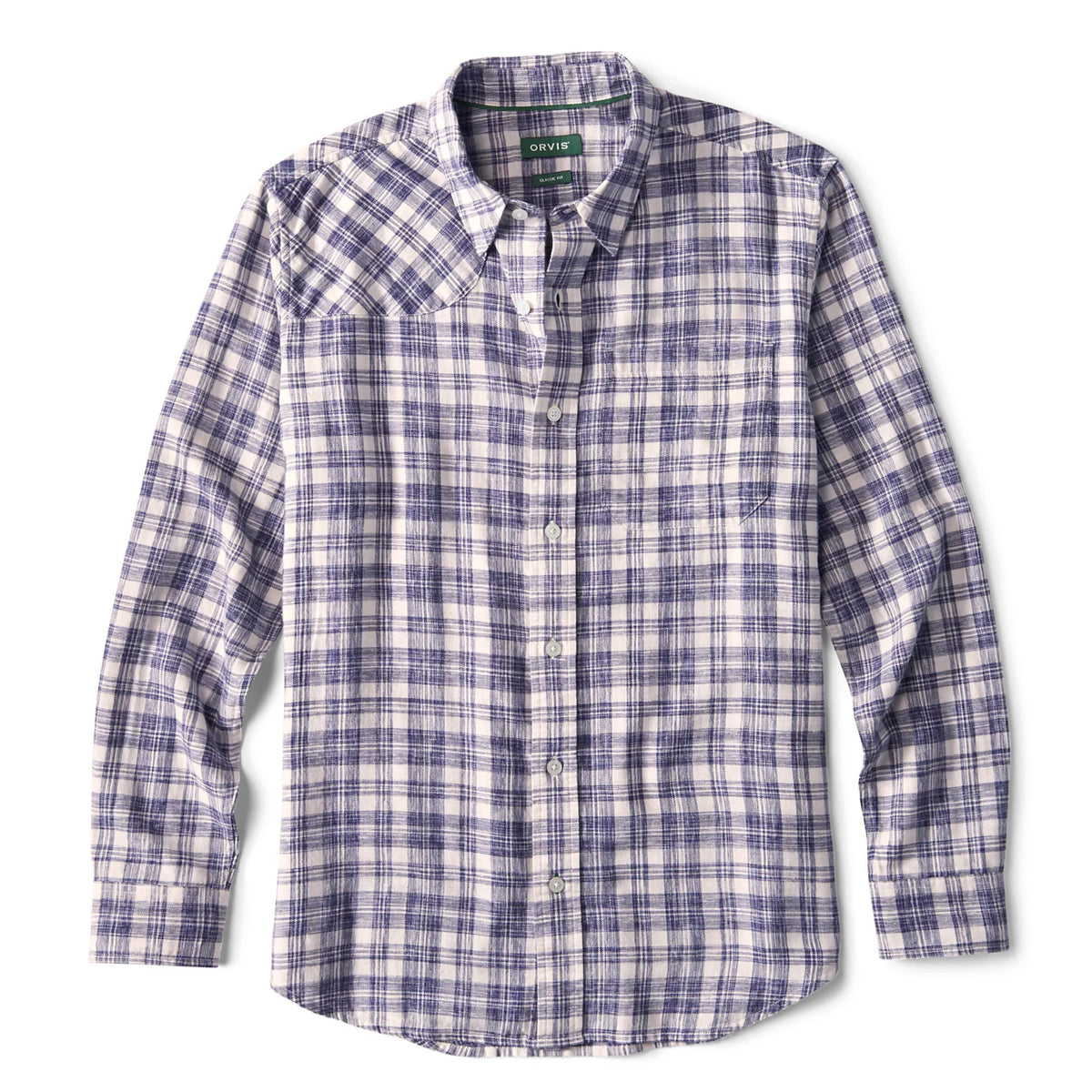 Space-Dyed Plaid Long-Sleeve Shirt - Orvis Trusted