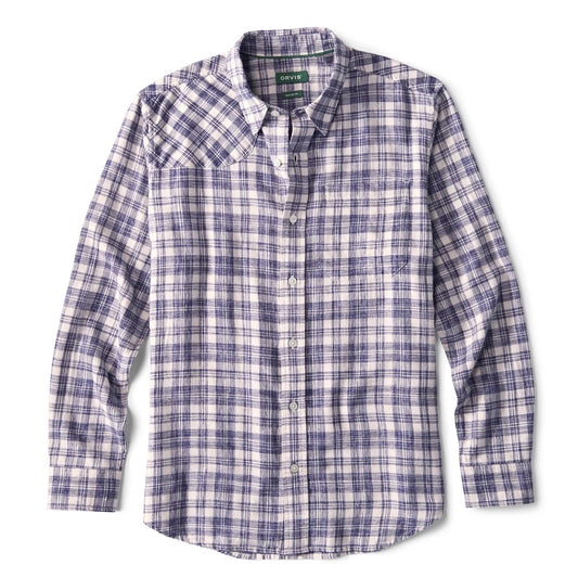 Space-Dyed Plaid Long-Sleeve Shirt - Orvis Trusted