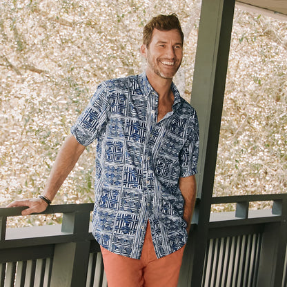 Men's Heritage Poplin Printed Short-Sleeve Shirt - Orvis Trusted