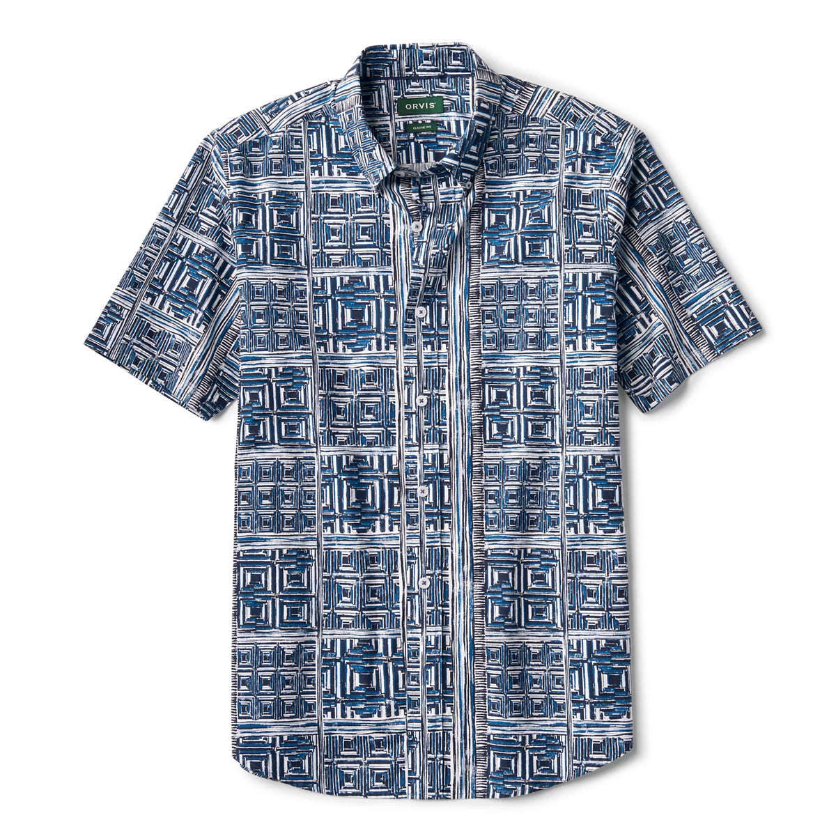 Men's Heritage Poplin Printed Short-Sleeve Shirt - Orvis Trusted