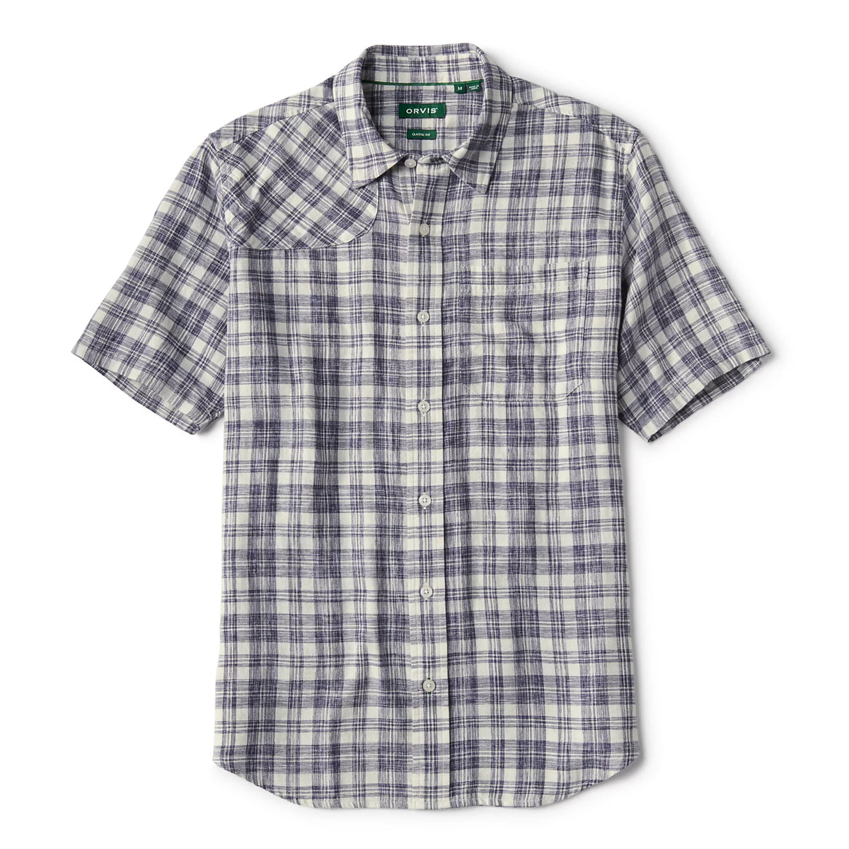 Space-Dyed Plaid Short-Sleeve Shirt - Orvis Signature