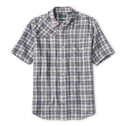 Space-Dyed Plaid Short-Sleeve Shirt - Orvis Signature