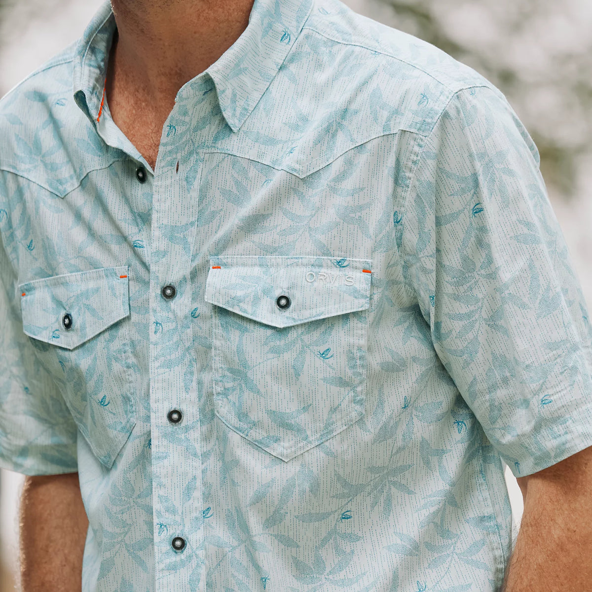 Men's River Guide Printed Short-Sleeve Western Shirt 2.0 - Orvis Recommended