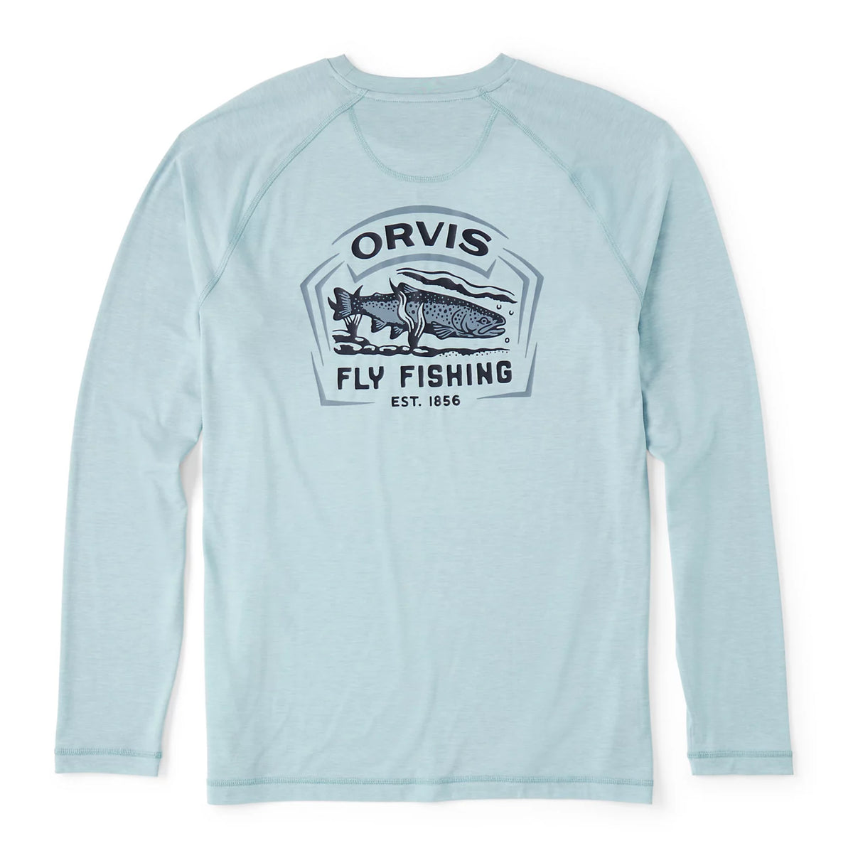 Men's DriCast™ Long-Sleeve Graphic Crew - Orvis Everyday