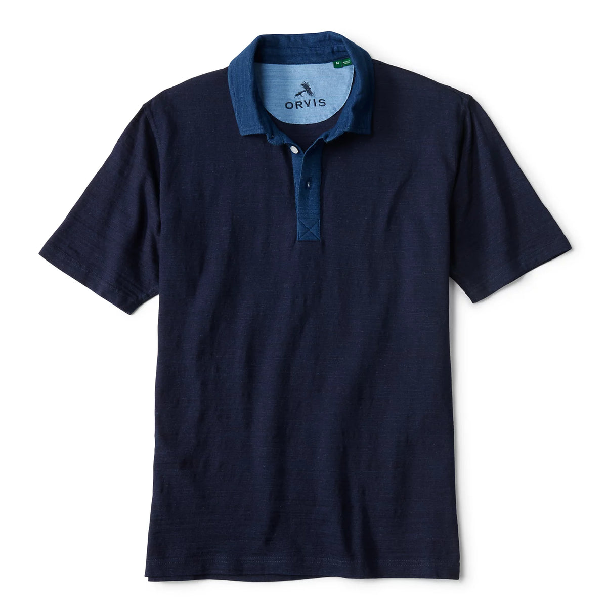 Angler's Indigo Colorblock Polo - Orvis Popular