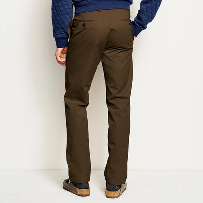 Ultimate Khakis Trim Fit Plain-Front Pants - Orvis Sale