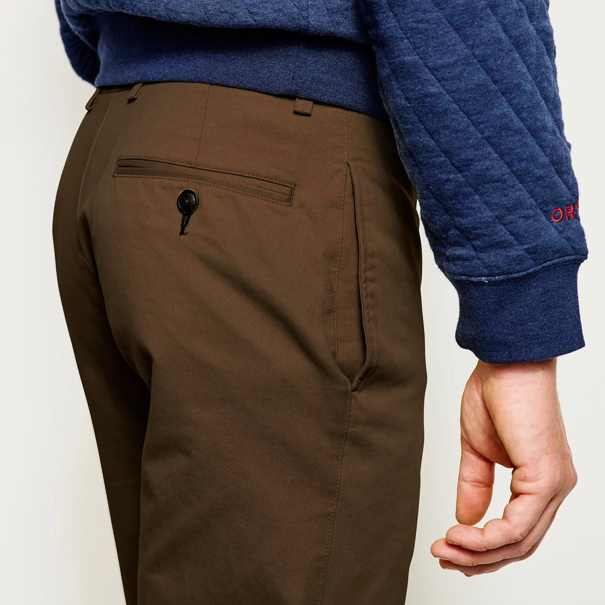 Ultimate Khakis Trim Fit Plain-Front Pants - Orvis Sale