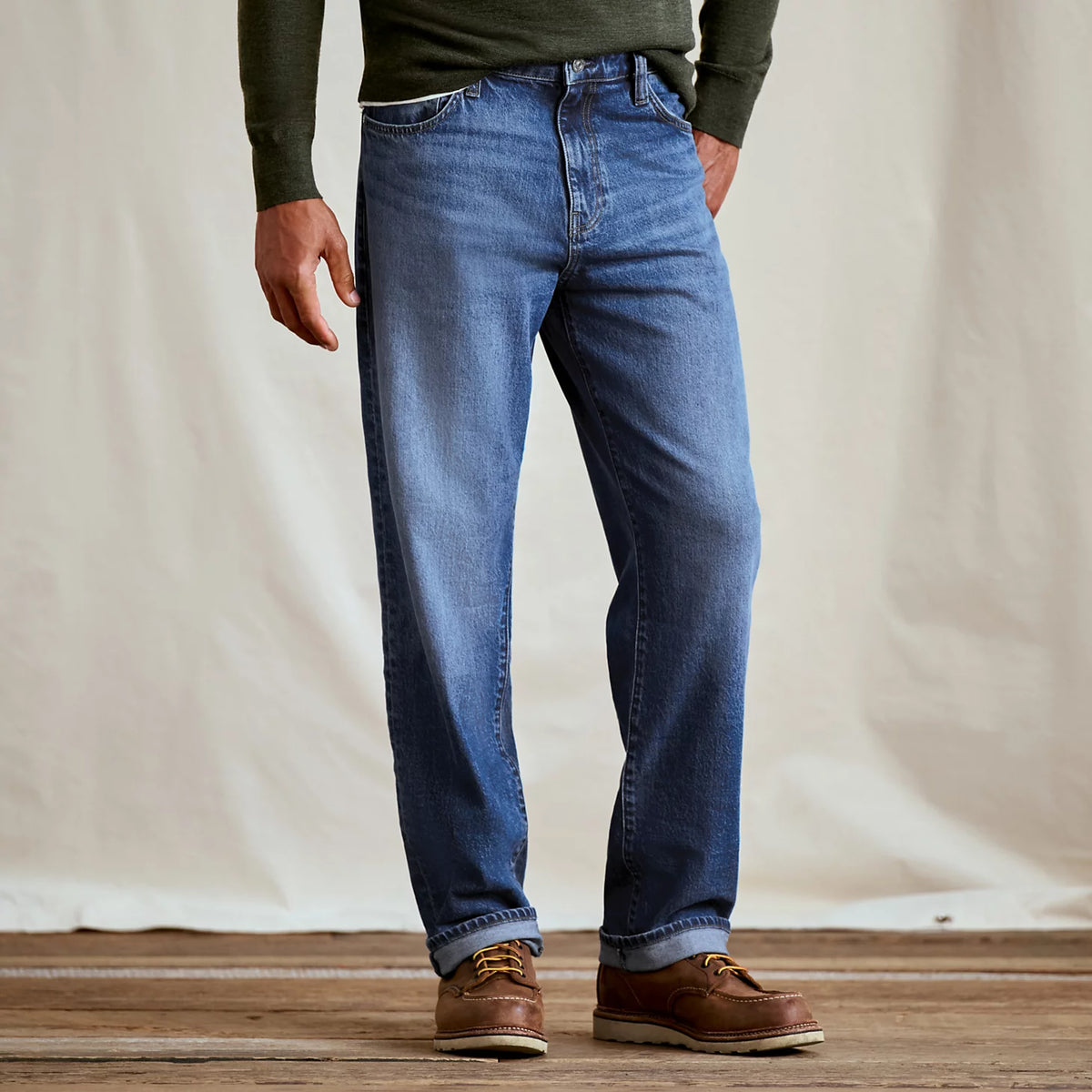 Mavi® Marcel Classic Blue Loose Straight-Leg Jeans - Orvis Top Pick