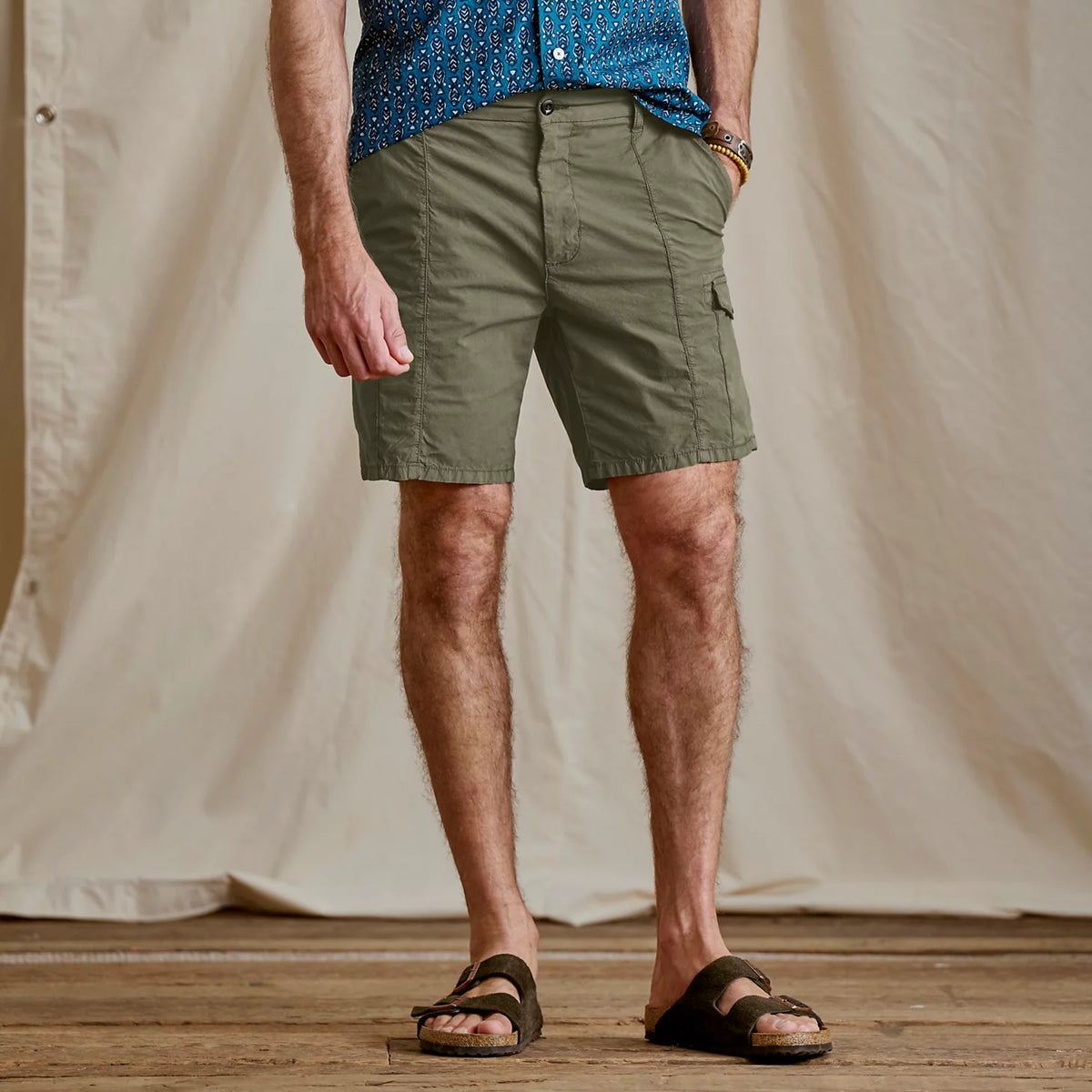 Men's 1856 Stretch Poplin Cargo Shorts - Orvis Smart Buy