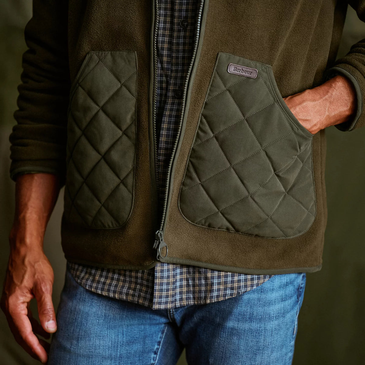 Barbour® Lowich Fleece Jacket - Orvis Signature
