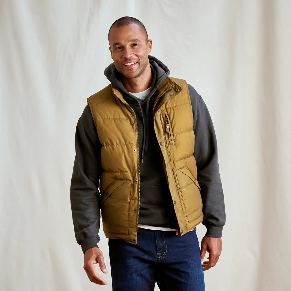 Waxed Down Puffer Vest - Orvis Sale