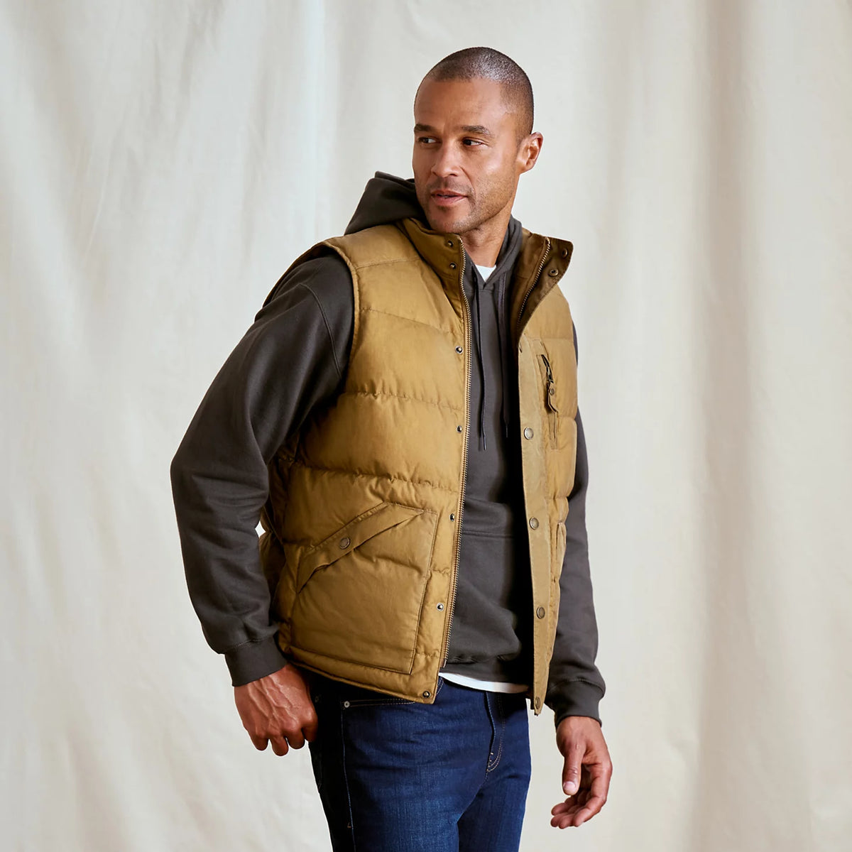 Waxed Down Puffer Vest - Orvis Sale