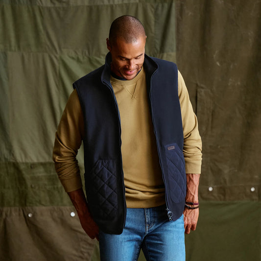 Barbour® Lowich Fleece Gilet - Orvis Signature