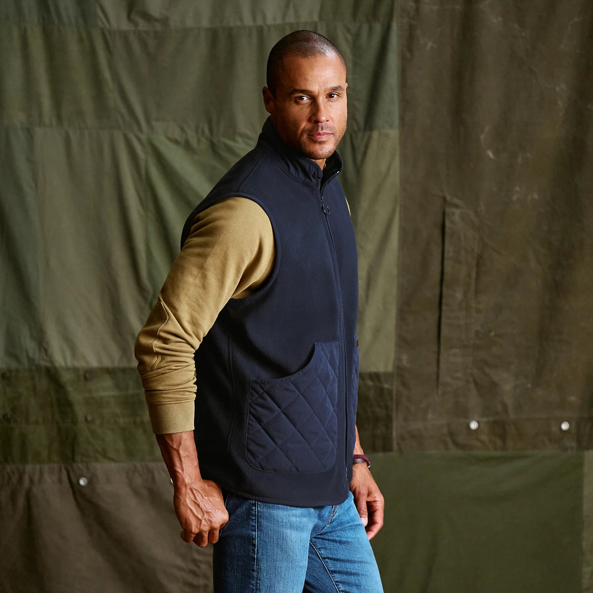 Barbour® Lowich Fleece Gilet - Orvis Signature