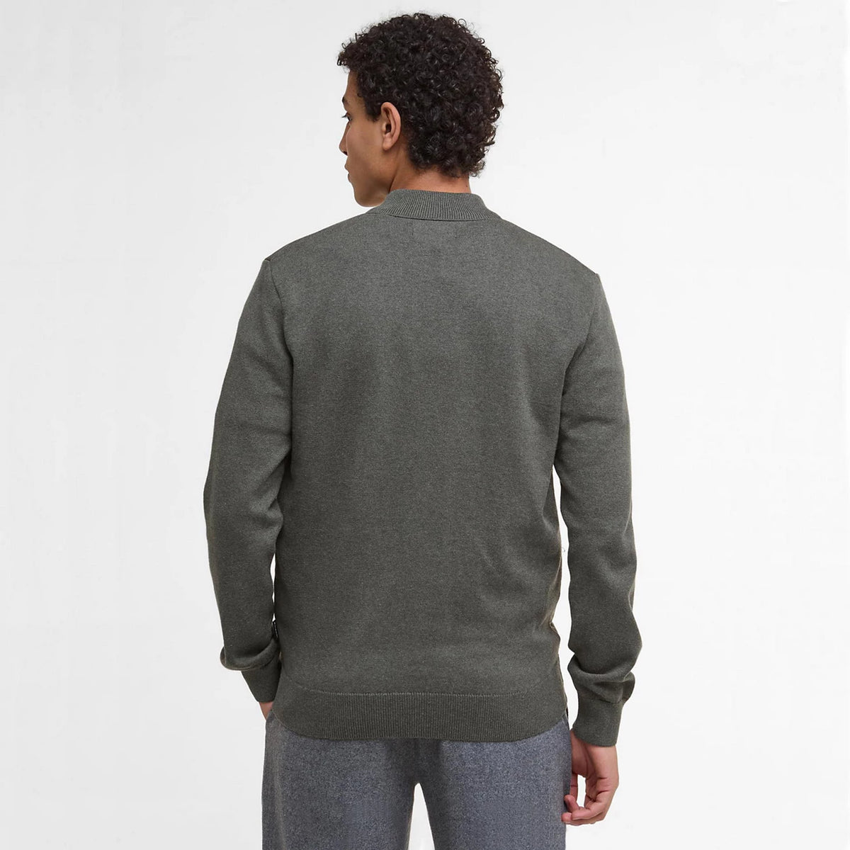 Barbour® Essential Carn Baffle Zip-Through Knitted Sweater - Orvis Discount