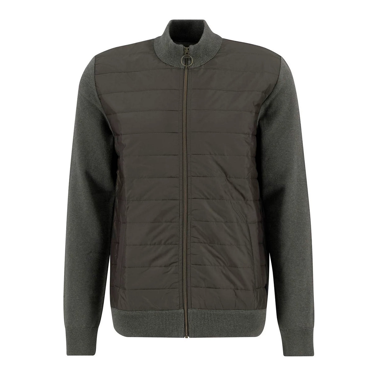 Barbour® Essential Carn Baffle Zip-Through Knitted Sweater - Orvis Discount