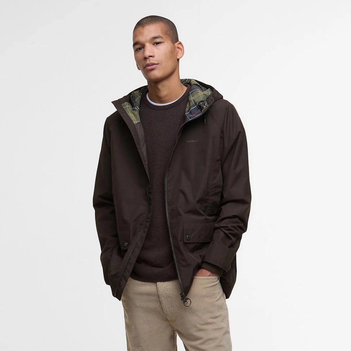 Barbour® Hooded Domus Waterproof Jacket - Orvis New