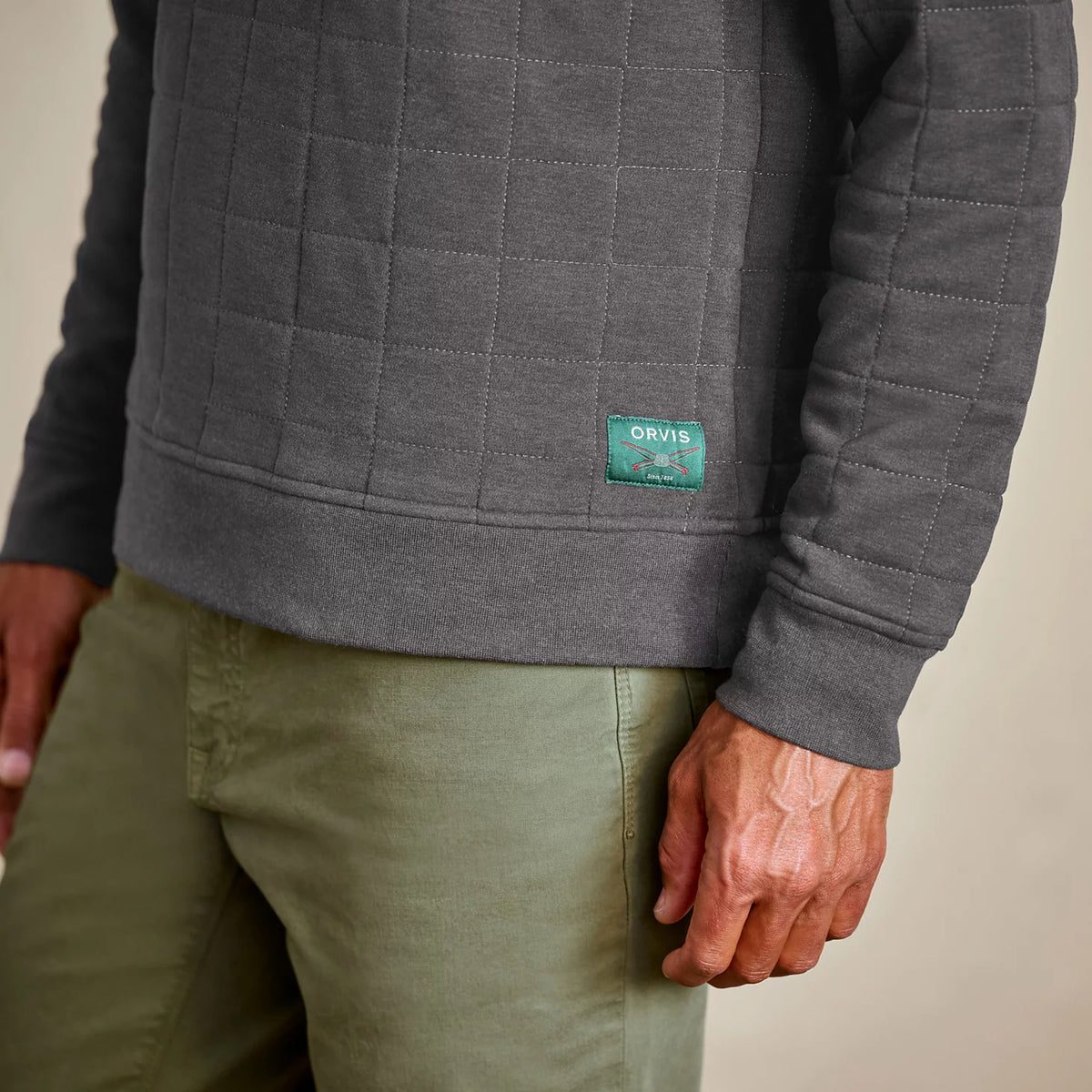 Men's Battenkill Quilted 1/4-Snap Sweatshirt - Orvis Exclusive