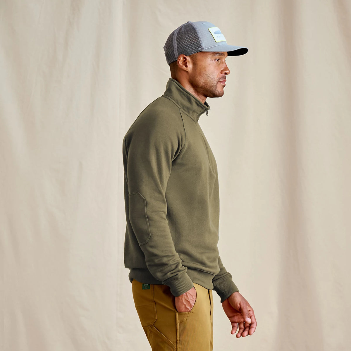 Men's Campfire 1/4-Zip Sweatshirt - Orvis Signature