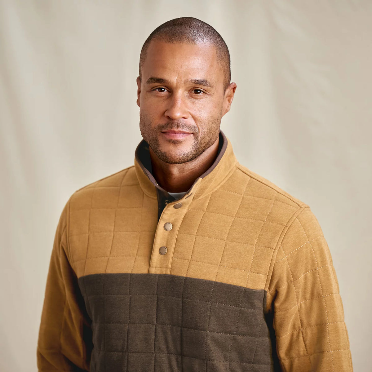 Men's Battenkill Colorblock Quilted 1/4-Snap Sweatshirt - Orvis Best Seller