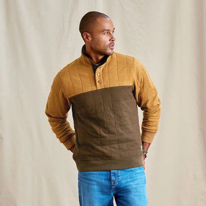 Men's Battenkill Colorblock Quilted 1/4-Snap Sweatshirt - Orvis Best Seller