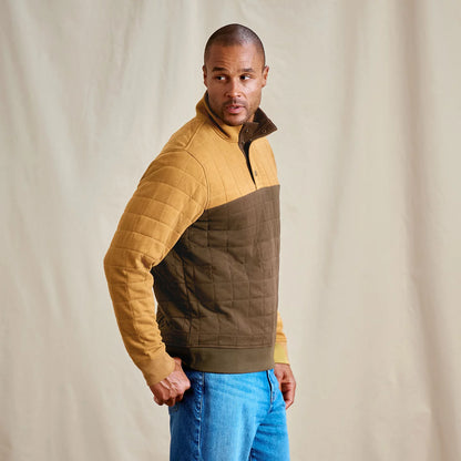 Men's Battenkill Colorblock Quilted 1/4-Snap Sweatshirt - Orvis Best Seller