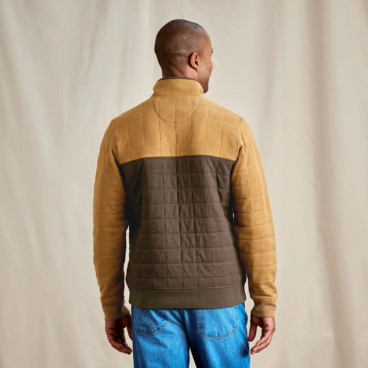 Men's Battenkill Colorblock Quilted 1/4-Snap Sweatshirt - Orvis Best Seller