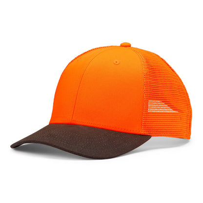 Blaze Orange Waxed Brim Mesh Cap - Orvis Top Pick