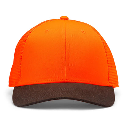 Blaze Orange Waxed Brim Mesh Cap - Orvis Top Pick