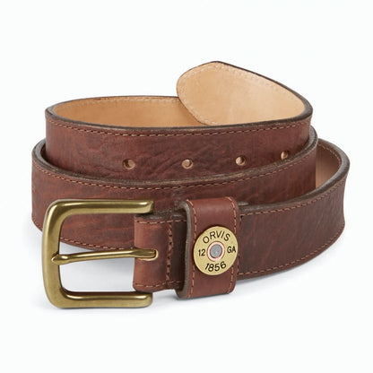Bison Leather Shotshell Belt - Orvis Best Seller