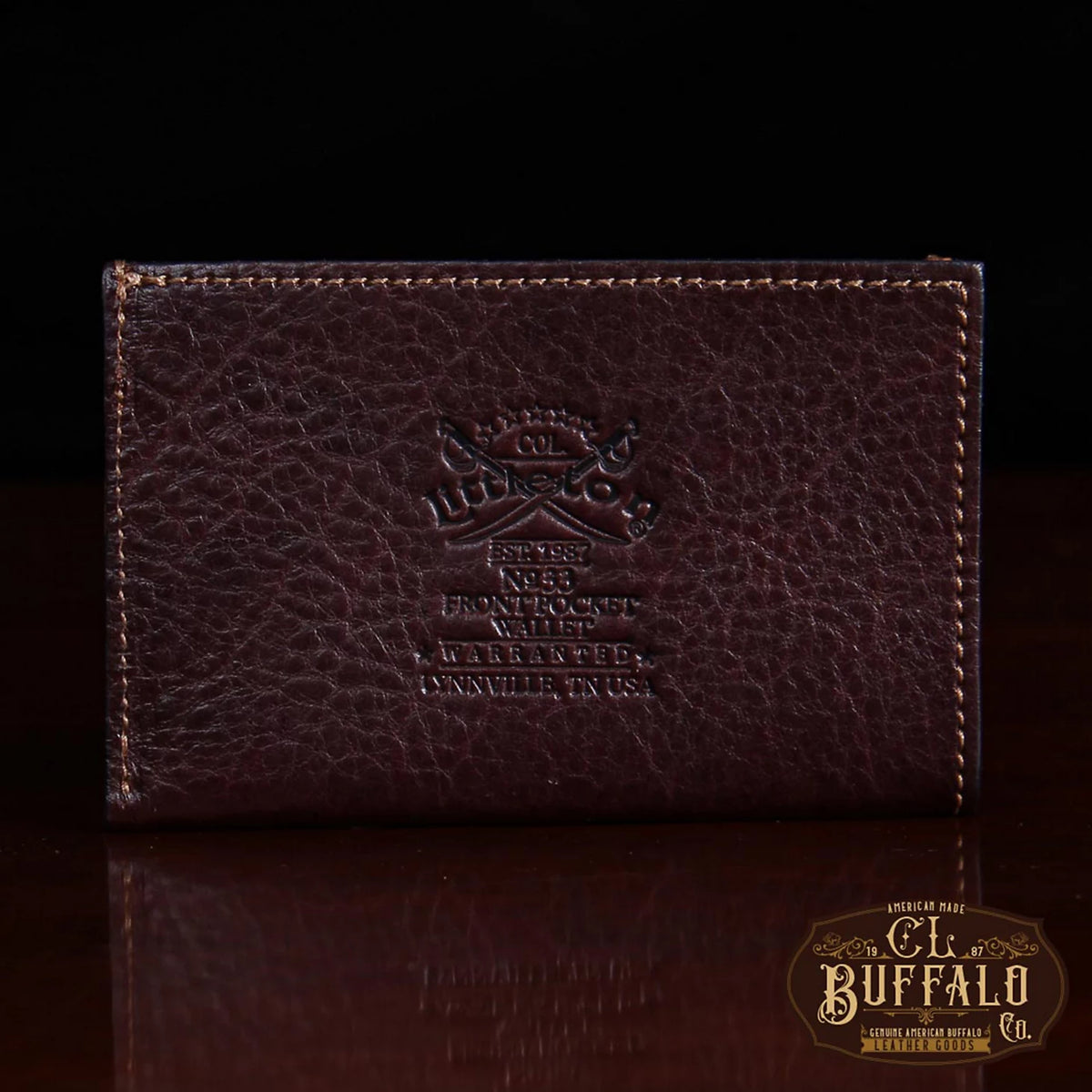 No. 33 Buffalo Leather Wallet - Orvis New