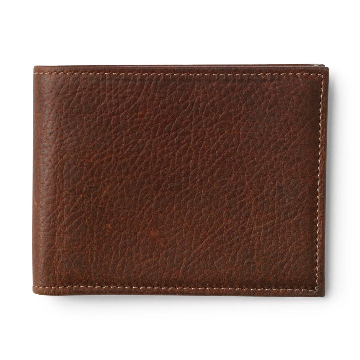 American Bison Thinfold Leather Wallet - Orvis New
