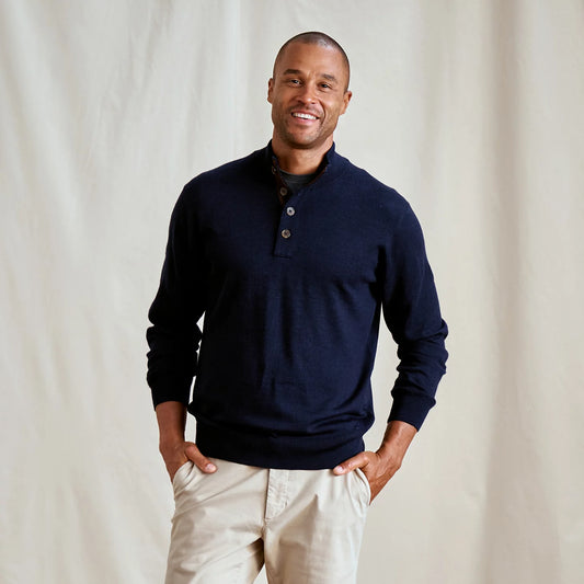 Merino Button Mockneck Sweater - Orvis Top Pick