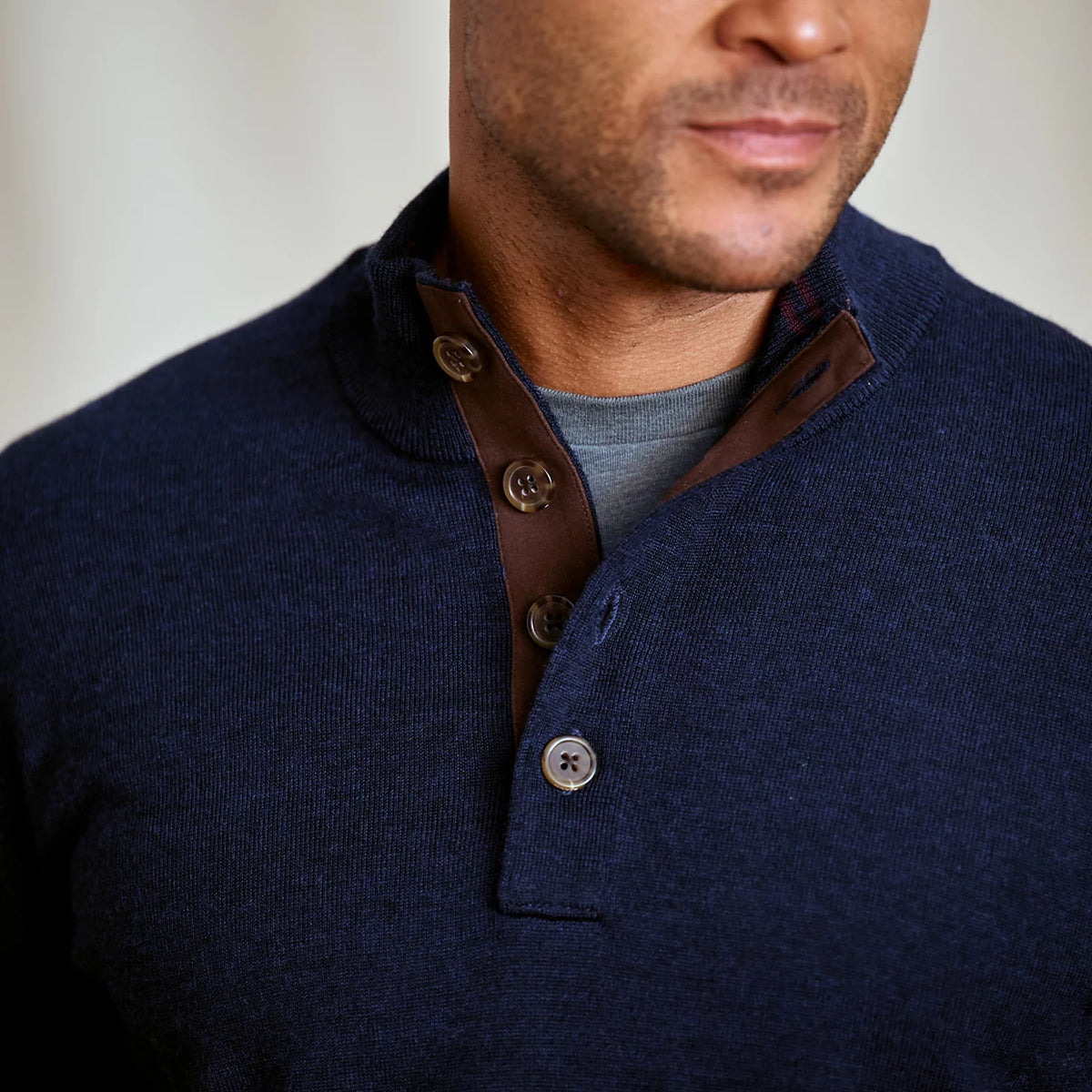 Merino Button Mockneck Sweater - Orvis Top Pick
