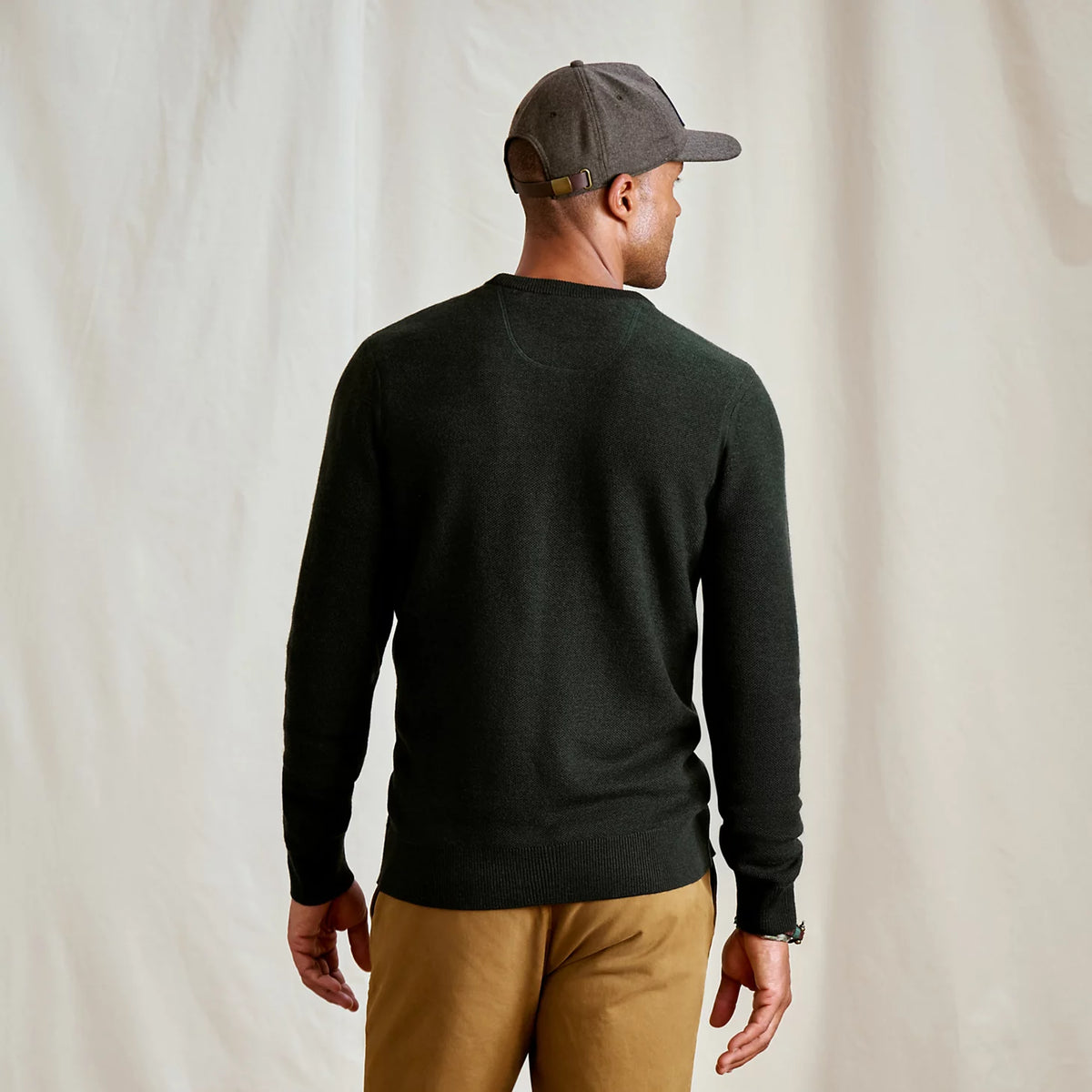 Merino Piqué Crewneck Sweater - Orvis Classic