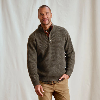 Quail Creek Button Mockneck Pullover - Orvis Value