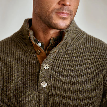 Quail Creek Button Mockneck Pullover - Orvis Value
