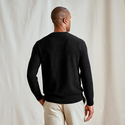 Merino Piqué V-Neck Sweater - Orvis Signature