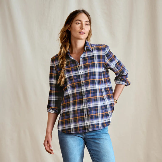 Perfect Flannel Boyfriend Shirt - Orvis New